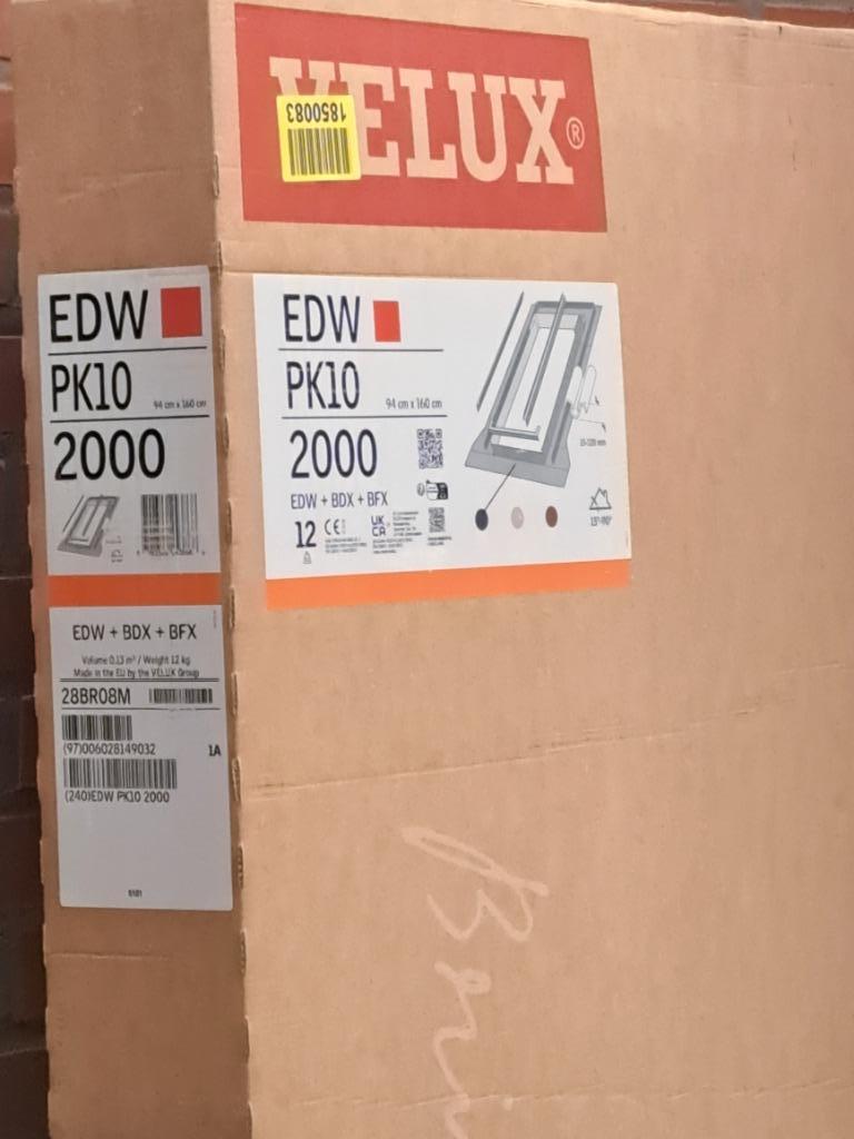 Velux EDW PK10 2000, Ophalen, 80 tot 120 cm, Nieuw, 120 tot 160 cm