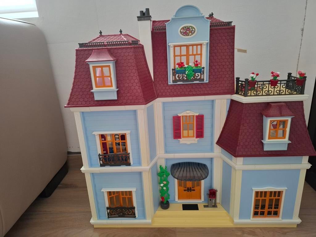 Playmobil herenhuis + babykamer + badkamer, Kinderen en Baby's, Ophalen, Zo goed als nieuw