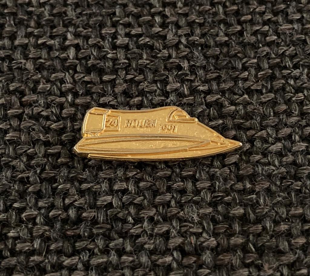 PIN - OFFSHORE RACING - ROUEN 1991 - SPEEDBOOT, Verzenden, Gebruikt, Sport, Speldje of Pin