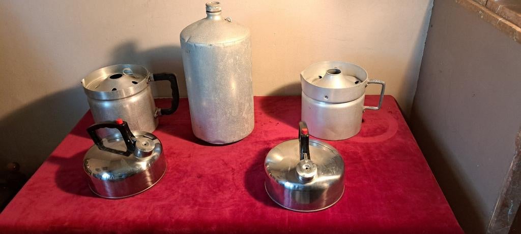 Aluminium kannen waterketels melkstopen decoratie, Ophalen of Verzenden