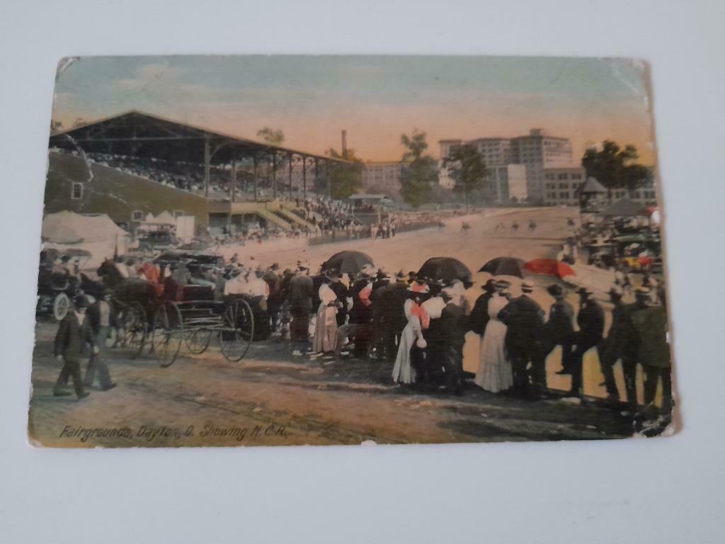 Dayton,  Ohio 1910 - Fairgrounds,  Race tracks, Verzamelen, Ophalen of Verzenden, Voor 1920, Gelopen, Buiten Europa