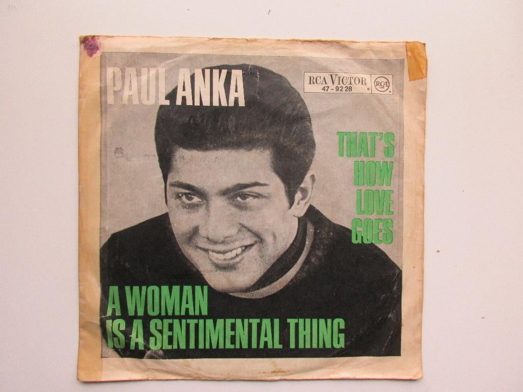 PAUL ANKA op RCA VICTOR. *** ZELDZAAM ***, Ophalen of Verzenden, Zo goed als nieuw, Cd of Plaat