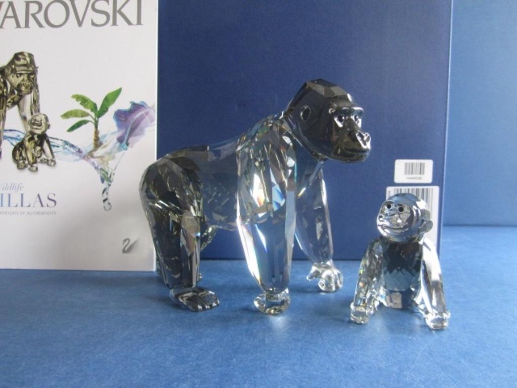 Swarovski SCS Jaarstuk 2009 Gorilla's, Ophalen of Verzenden, Nieuw, Figuurtje