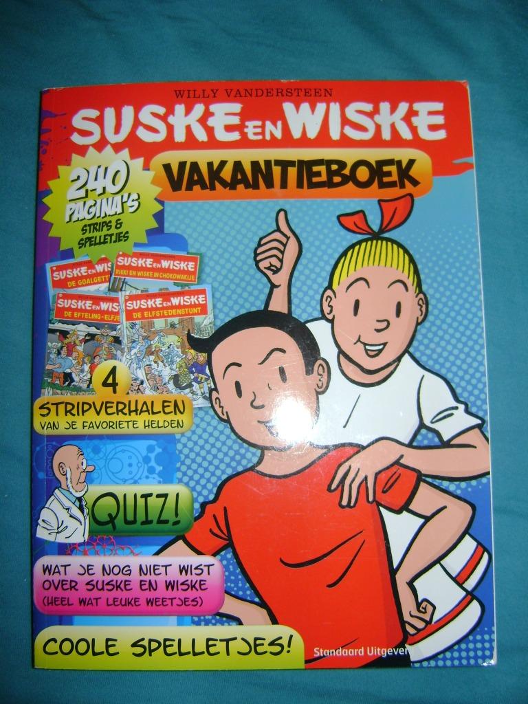 nieuw vakantieboek SUSKE en WISKE incl. 4 strips, Eén stripboek, Ophalen of Verzenden, Nieuw, Willy Vandersteen