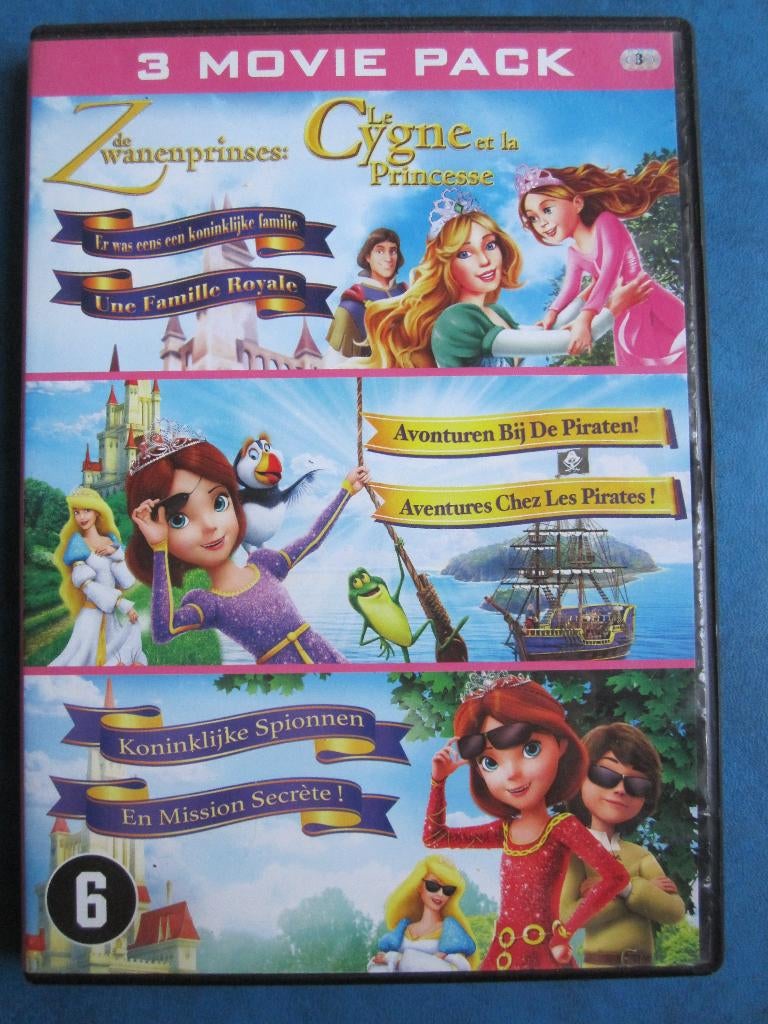 Pack de 3 films (3 films sur 3 disques), CD & DVD, DVD | Films d'animation & Dessins animés, Comme neuf, Américain, Coffret, À partir de 6 ans