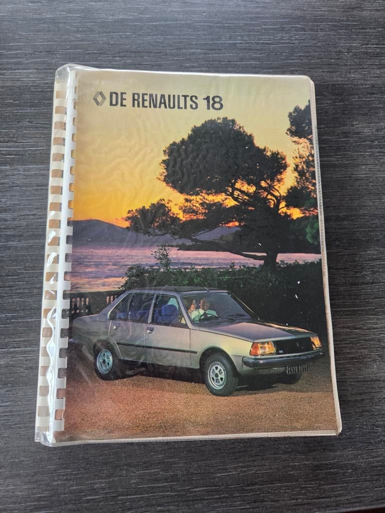 Renault R18 18 introductie folder brochure catalogue, Enlèvement ou Envoi, Comme neuf, Renault