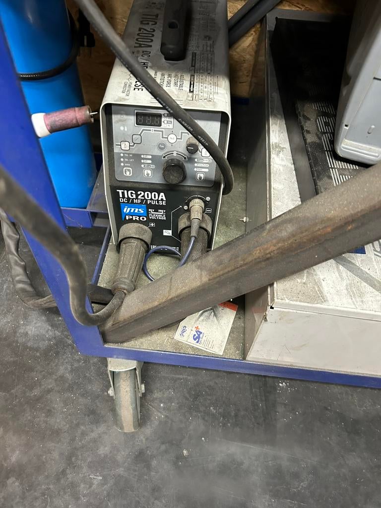 Tig 200A HF, Doe-het-zelf en Bouw, Gereedschap | Lasapparaten, Ophalen of Verzenden, Gebruikt, Tig