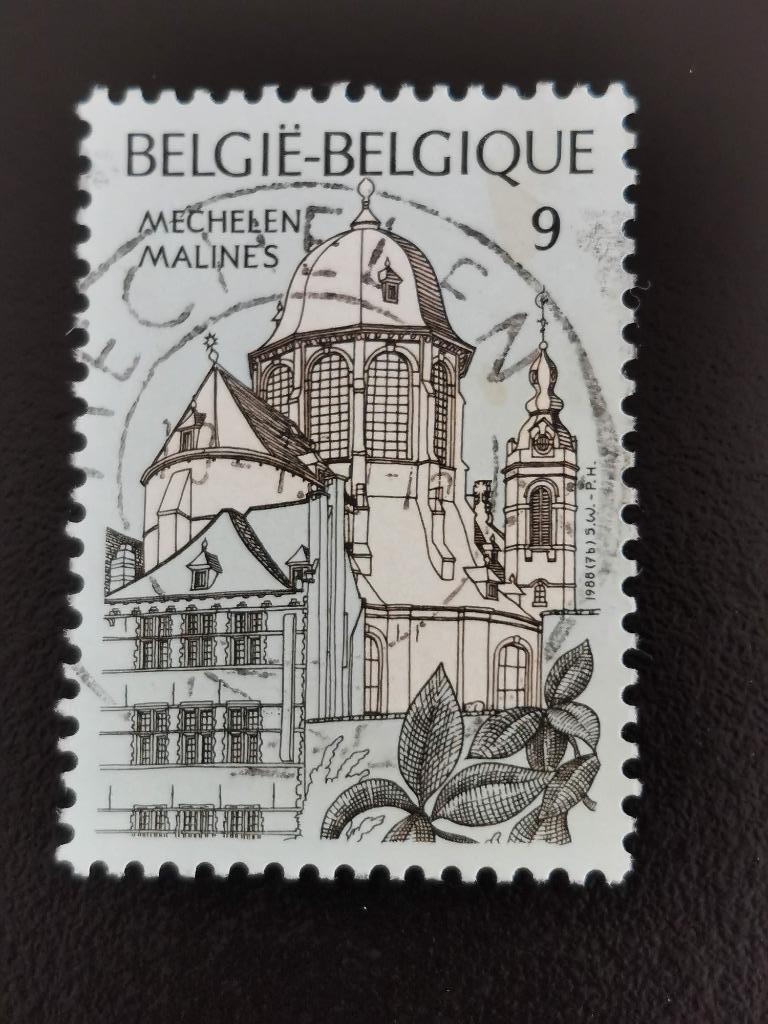 Belgie 1988 - Mechelen - Basiliek OLV van Hanswijk, Ophalen of Verzenden, Gestempeld
