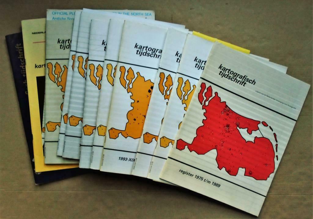 Kartografisch Tijdschrift ([NL] - 1991/95 - 10 kwartalen, Livres, Atlas & Cartes géographiques, Enlèvement ou Envoi, Pays-Bas