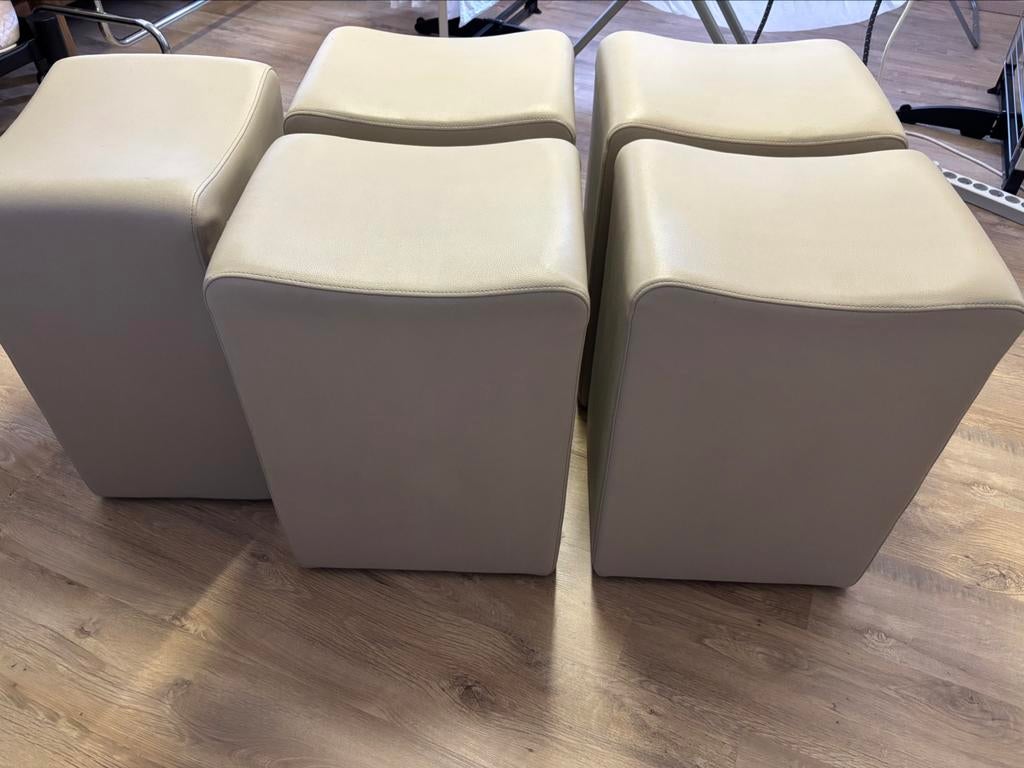 Poefs / zit-blokken (5 stuks), Huis en Inrichting, Ophalen, Gebruikt