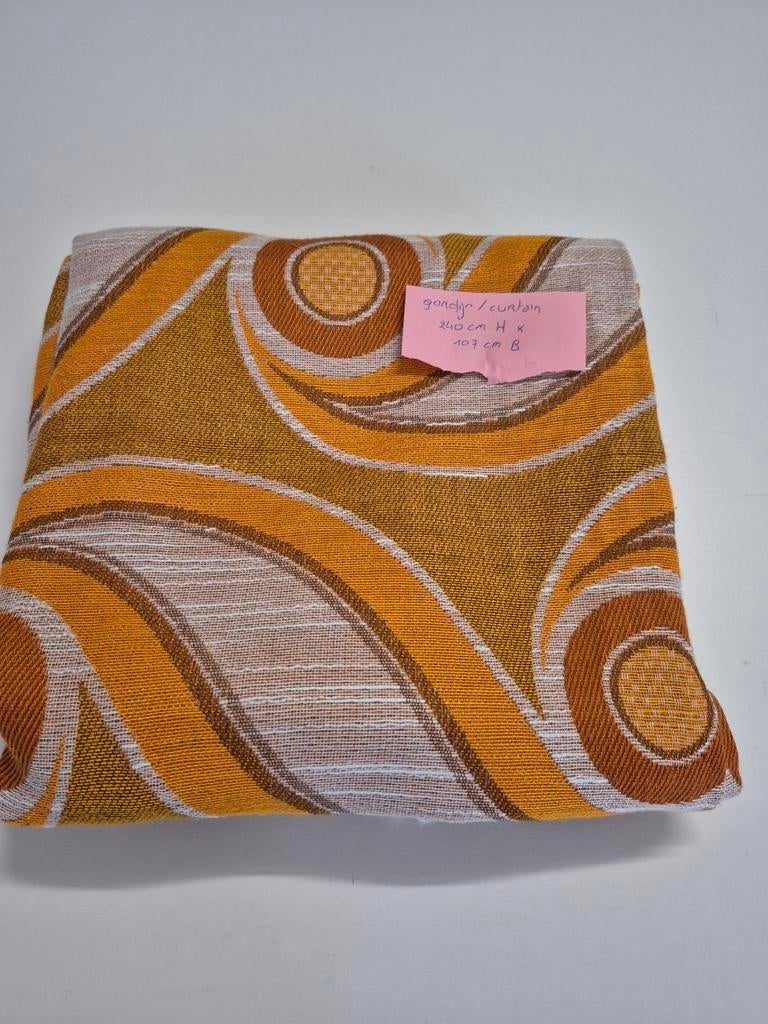 rideau en tissu vintage 240 cm H, Enlèvement ou Envoi
