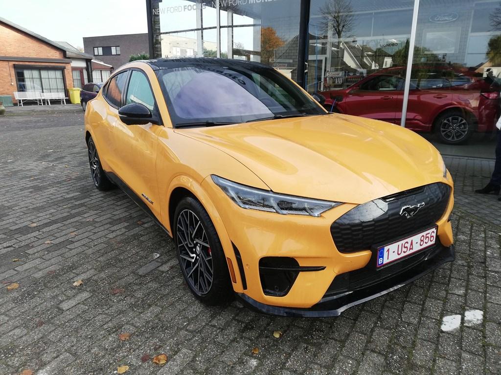 Ford Mustang Mach-E GT - 4 jaar waarborg - PANO DAK, Auto's, Ford, Automaat, 4 deurs, Parkeersensor, Zwart