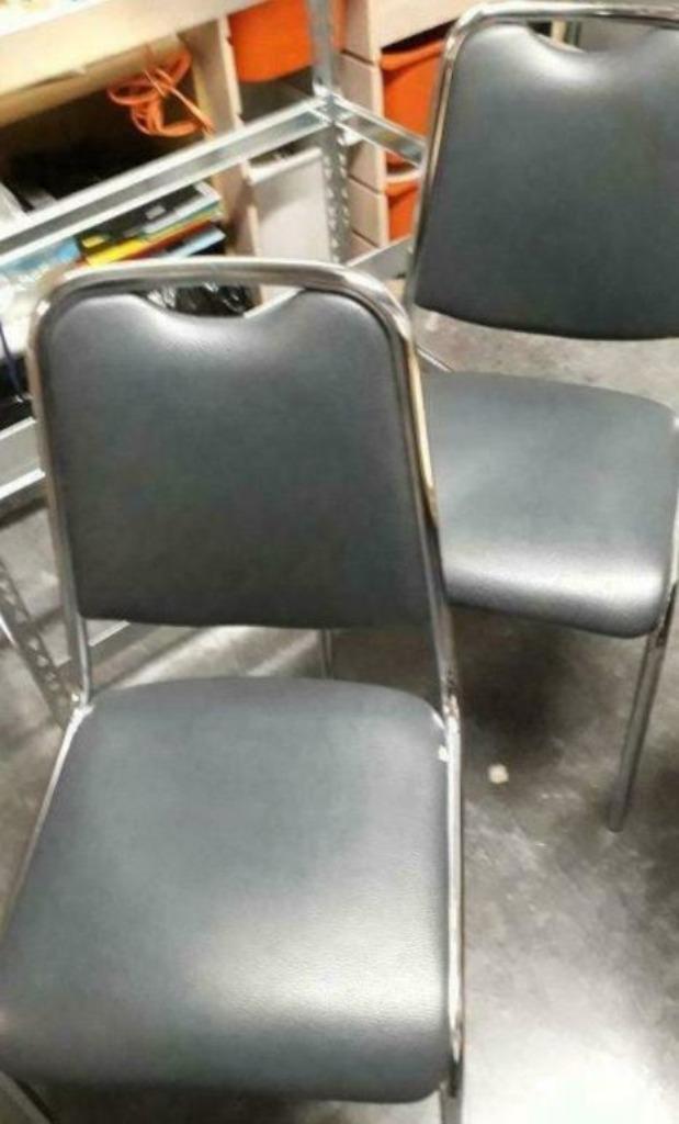 Chaise de cuisine (4 pièces disponibles), Enlèvement, Utilisé, Métal, Quatre