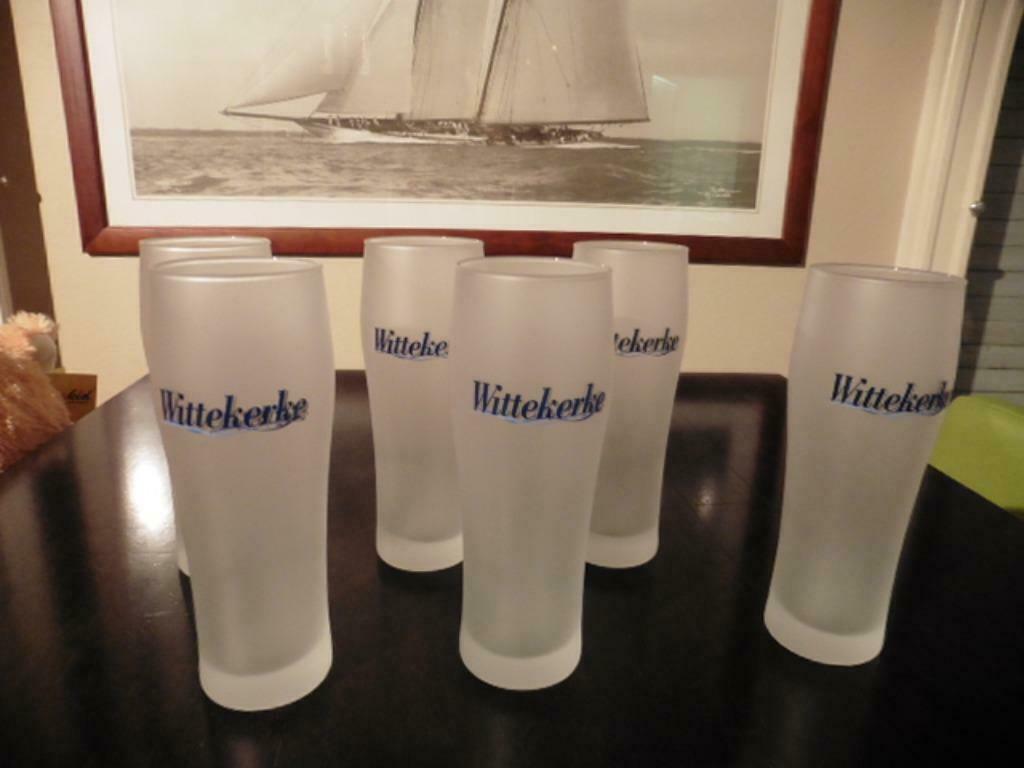 Wittekerke glas, Ophalen of Verzenden, Zo goed als nieuw, Bierglas