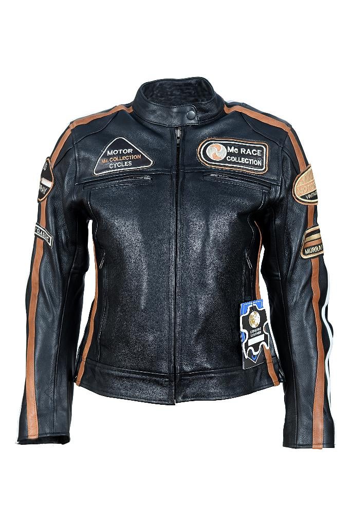 Motorjas nieuwe leren motorjas CE goedgekeurd DAMES, Verzenden, Nieuw met kaartje, Dames, Jas | leer