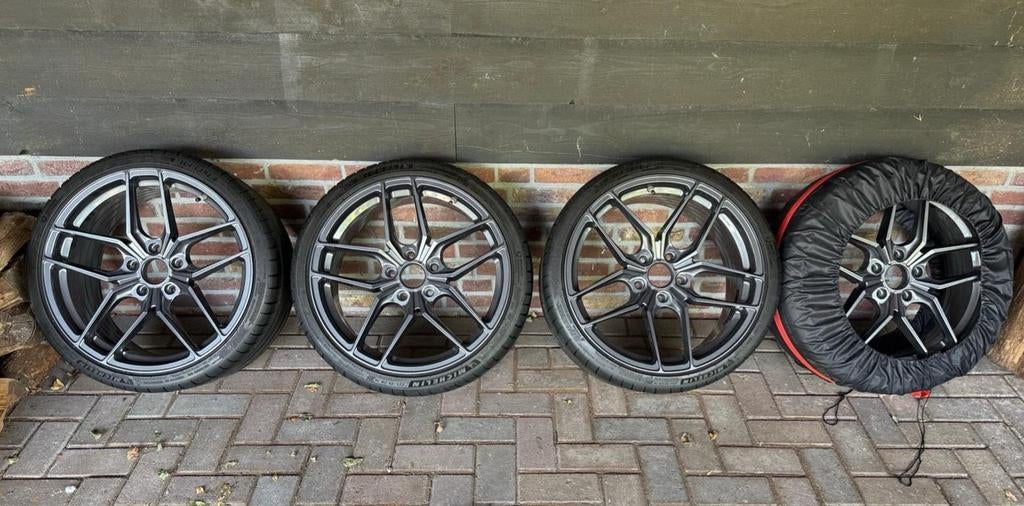 Z-Performance zp2.1 19inch breedte set BMW Mineral Grau B39, Ophalen, Band(en)