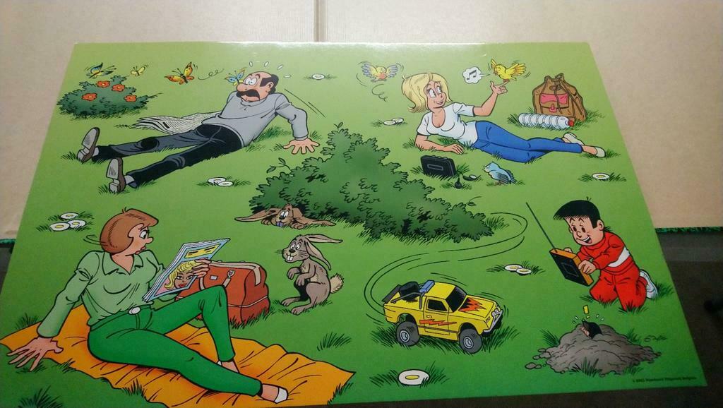 Kiekeboe grote geplastfieerde poster 68cmx43cm, Boeken, Ophalen, Zo goed als nieuw