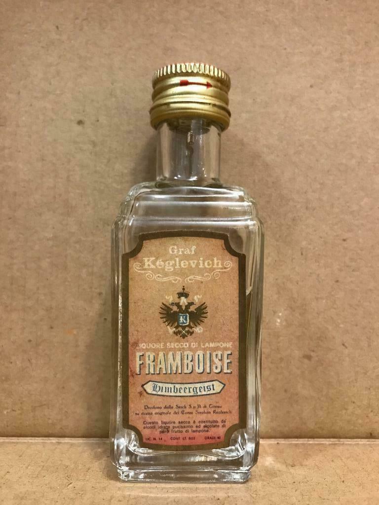 Graf Keglevich Framboos Himbeergeist - Alcoholmonster, Ophalen of Verzenden, Gebruikt, Italië, Overige typen