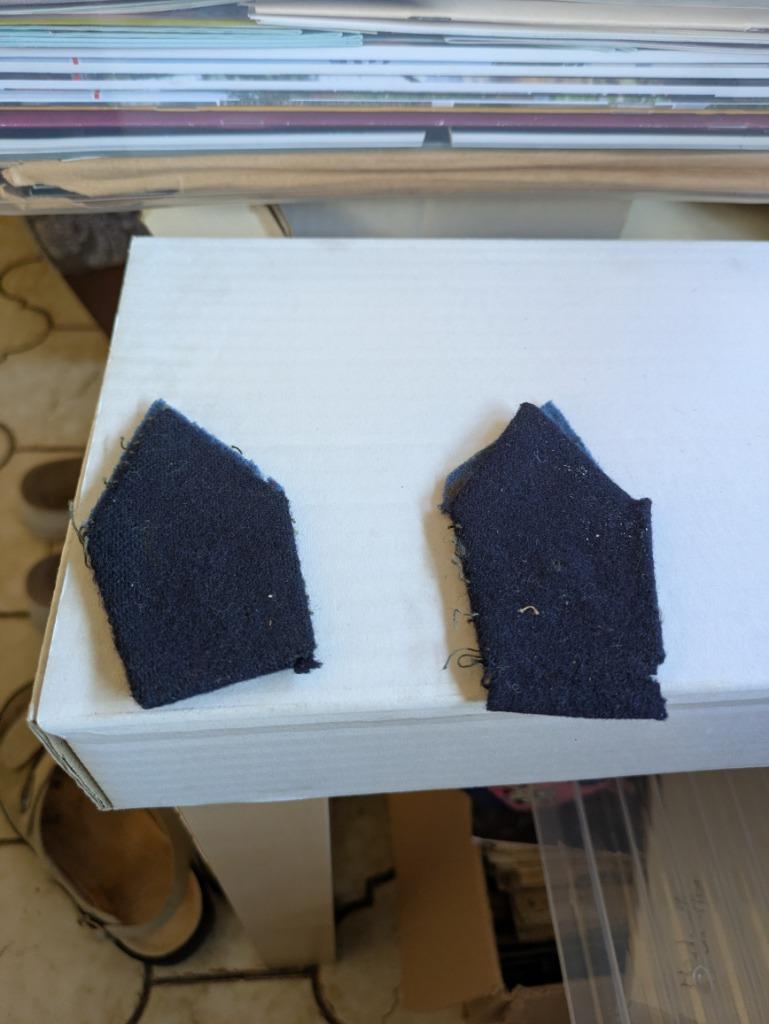 Kraagspiegels officieren intendanten, Ophalen of Verzenden, Landmacht, Embleem of Badge