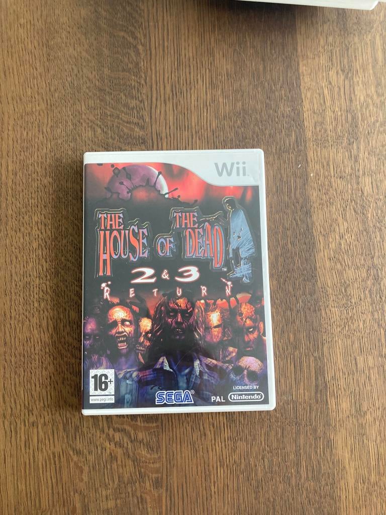 Wii game the house of the dead 2&3 return, Games en Spelcomputers, Ophalen of Verzenden, Zo goed als nieuw