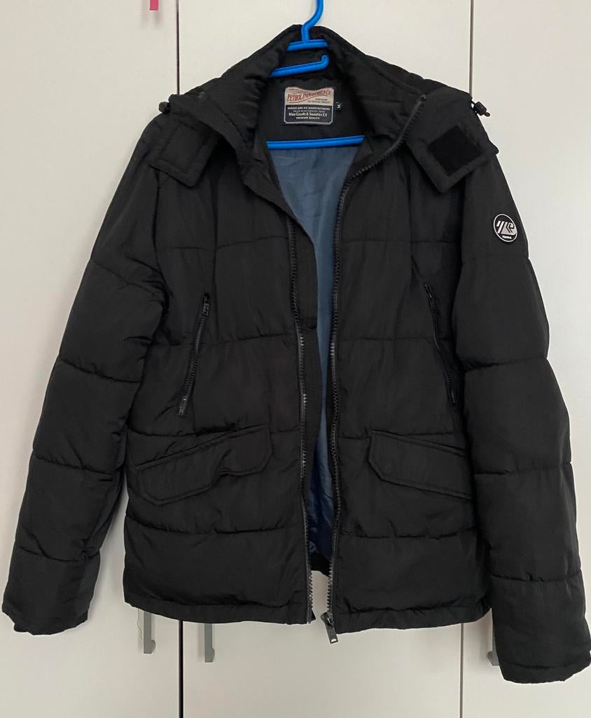 Petrol Industries winterjas maat M, prijs: 50€, Ophalen of Verzenden, Zo goed als nieuw, Zwart
