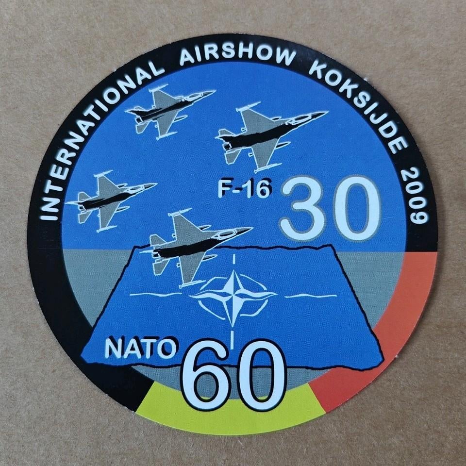 40 SQN Koksijde Airshow 2009, Ophalen of Verzenden, Luchtmacht, Embleem of Badge