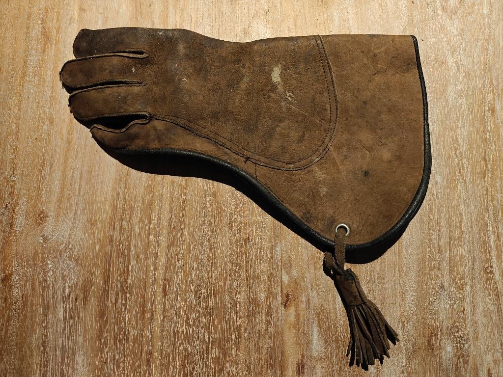 Handschoen maat L valkerij, Ophalen, Zo goed als nieuw