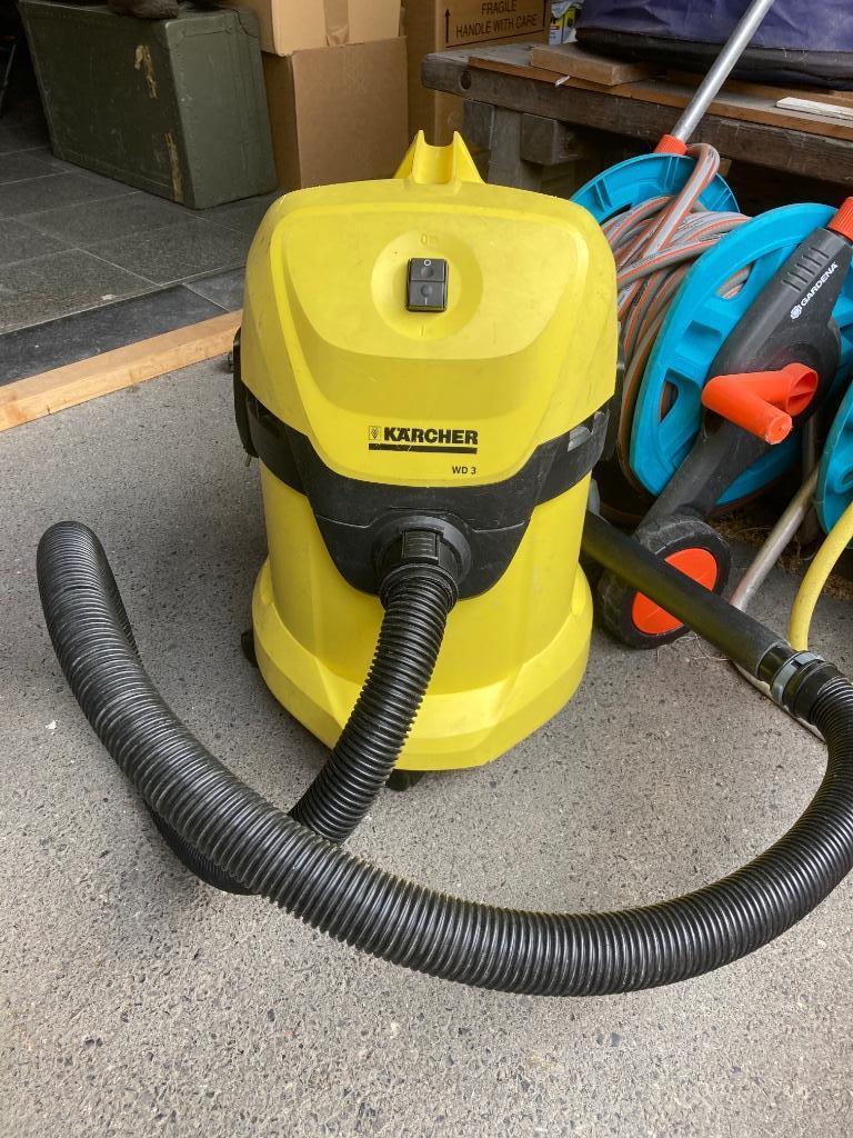 Karcher WD 3, Enlèvement, Utilisé