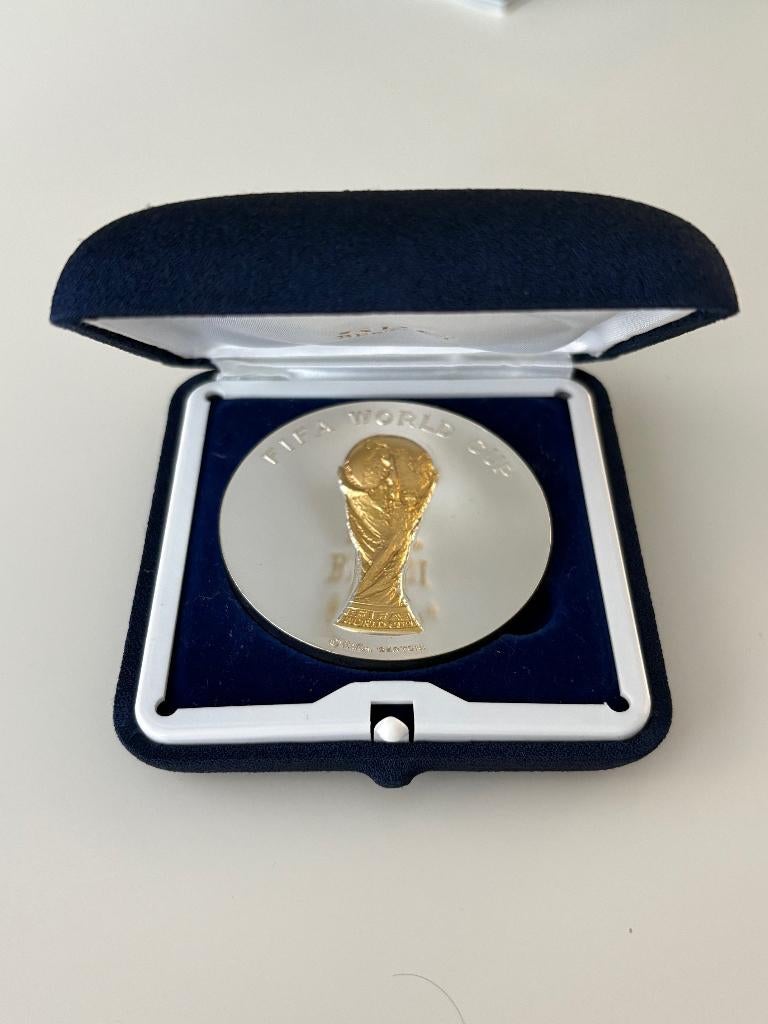 FIFA muntstuk trekking WK1998, Ophalen, Setje, Zilver, Overige waardes
