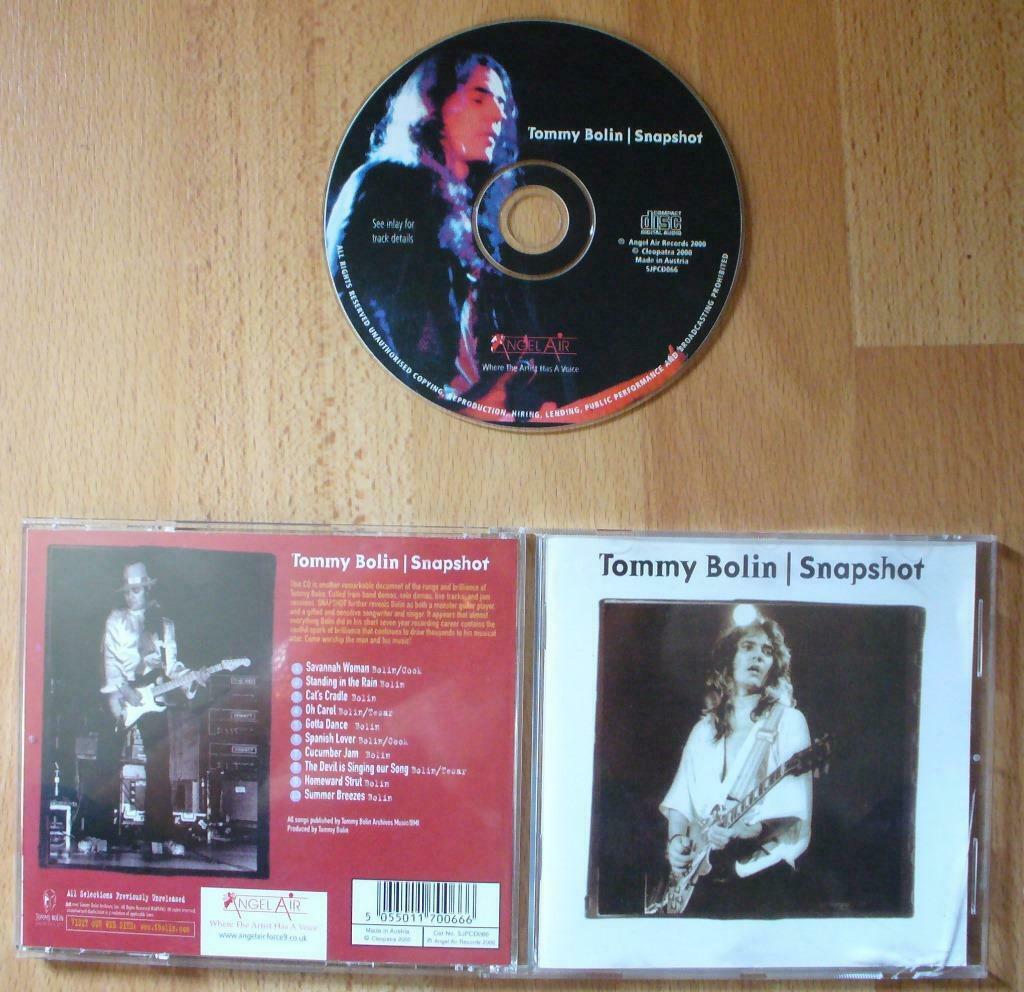 CD TOMMY BOLIN - SNAPSHOT - DEEP PURPLE JAMES GANG ROCK, Ophalen of Verzenden, Zo goed als nieuw