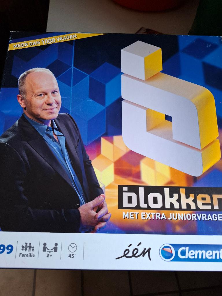 Spel BLOKKEN, Een of twee spelers, Ophalen, Zo goed als nieuw, Clementoni
