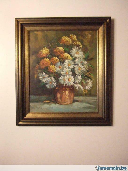 Belle peinture sur toile pour intérieur rustique, Antiquités & Art, Enlèvement