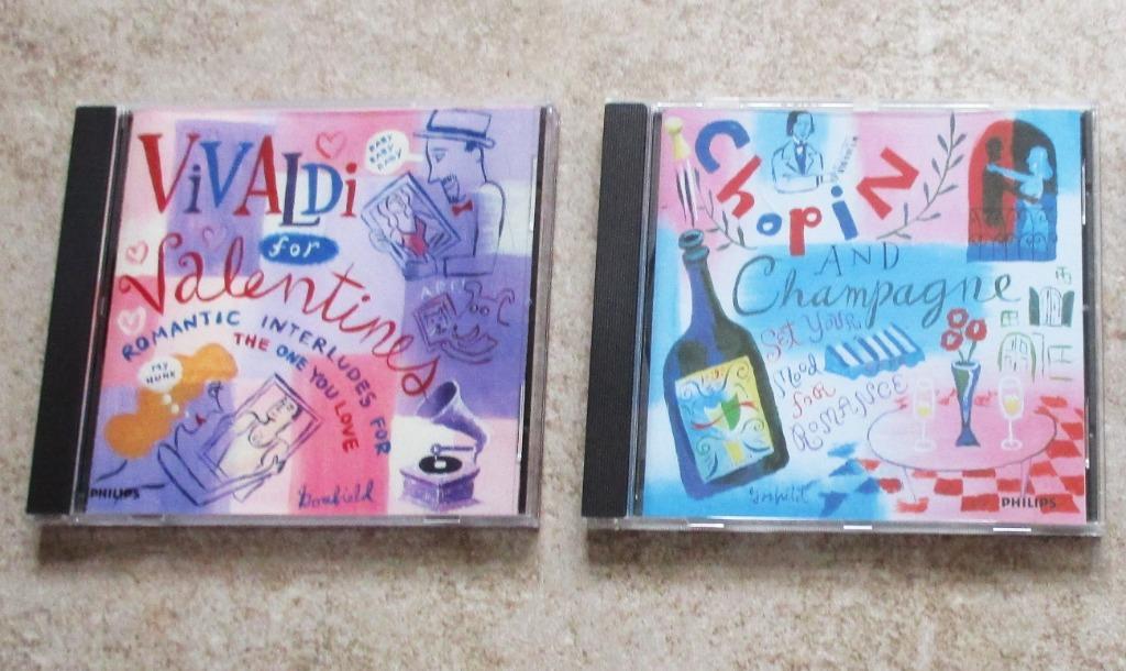 CD's - Chopin and Champagne-Vivaldi for Valentines-Beethoven, Cd's en Dvd's, Cd's | Verzamelalbums, Zo goed als nieuw, Klassiek