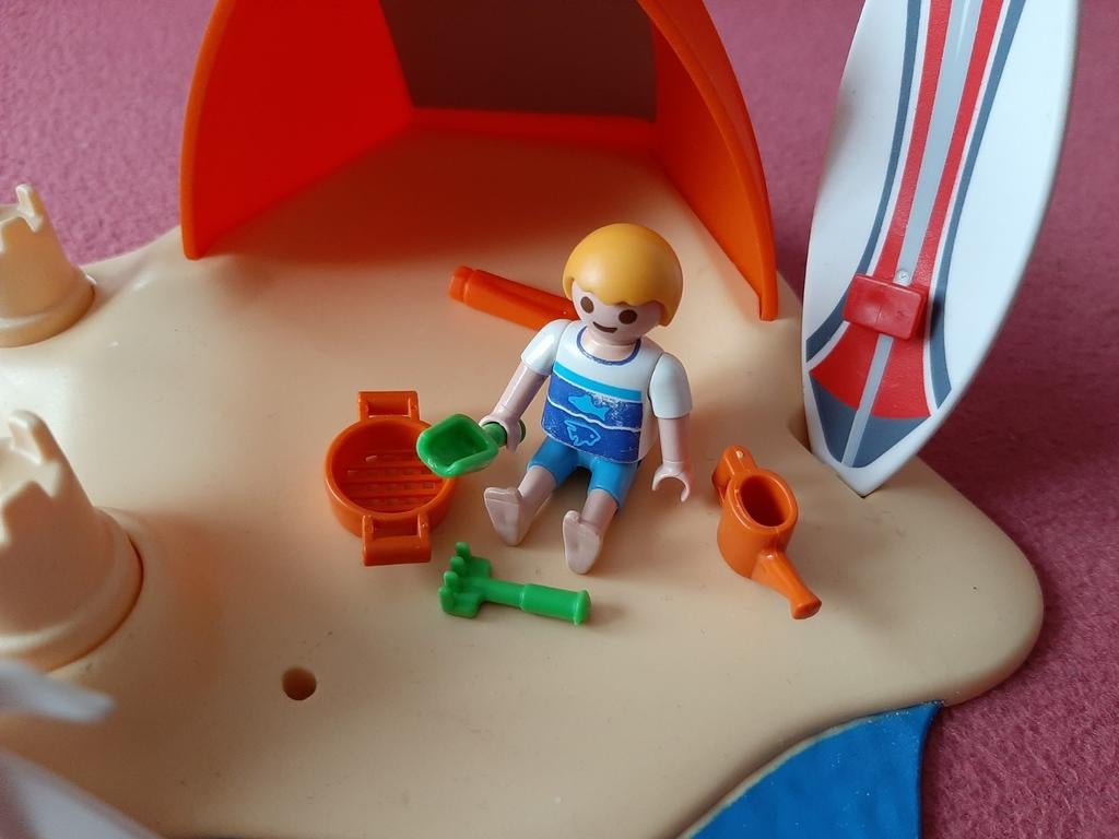 Playmobil  - vacances à la plage, Ophalen of Verzenden, Zo goed als nieuw