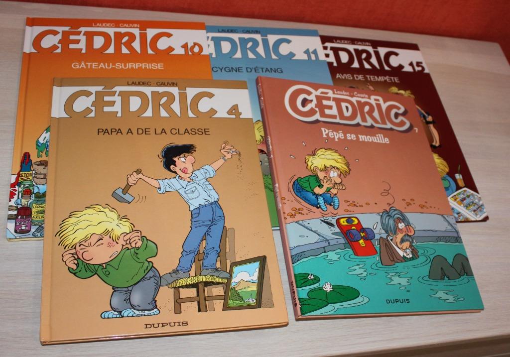 En Lot de 5 ou 3€ pièce Cédric en Réédition et TB état, Livres, BD, Utilisé, Plusieurs BD, Enlèvement ou Envoi