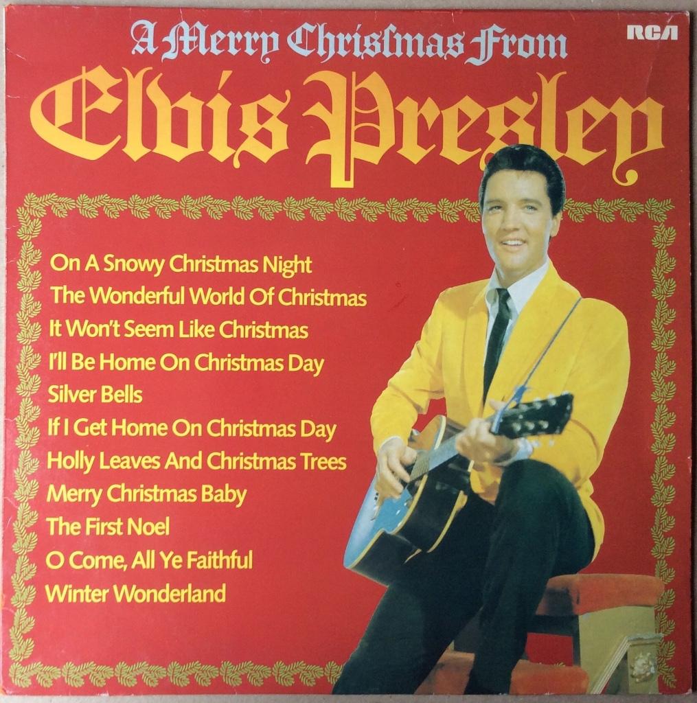 Elvis Presley Vinyl "Merry Christian from" 1982, Verzenden, Zo goed als nieuw, 12 inch, Poprock