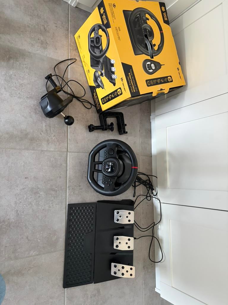 Game zone tracer steering wheel, Games en Spelcomputers, Spelcomputers | Overige, Nieuw, Ophalen