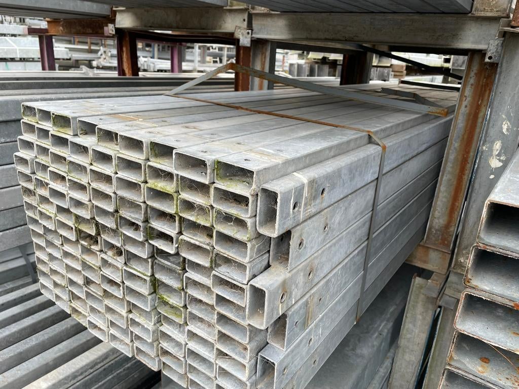 Kokerprofielen 60x30x2mm | Lengte: 2465 mm, Ophalen of Verzenden, Gebruikt, IJzer