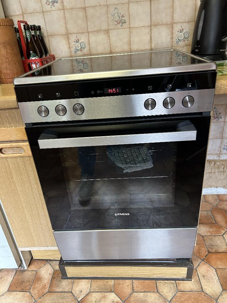 Fornuis Siemens, Ophalen, Overige kleuren, 100 tot 150 cm, 50 tot 100 cm