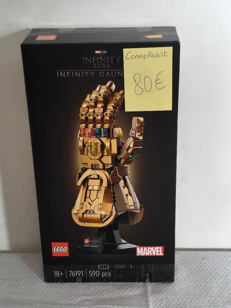 Lego Marvel 76191 Le gant de l'infini, Enfants & Bébés, Jouets | Duplo & Lego, Utilisé, Lego, Enlèvement ou Envoi