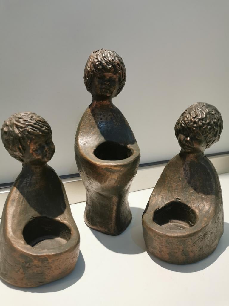 Geert Kunen keramiek urnen / waxinelichtjes, Antiquités & Art, Antiquités | Céramique & Poterie, Enlèvement ou Envoi