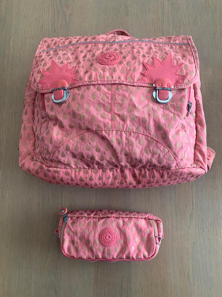 Kipling boekentas met pennenzak, Ophalen, Zo goed als nieuw