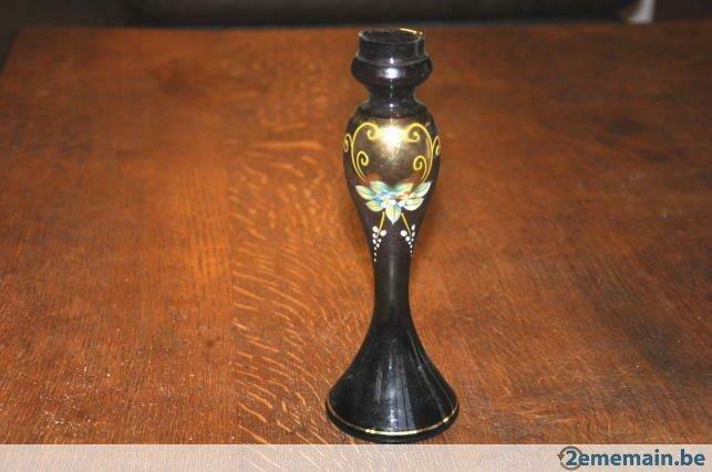 vase soliflore decor emaillé, Enlèvement ou Envoi, Utilisé