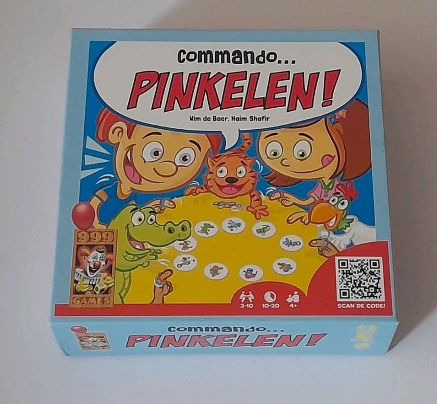 Commando Pinkelen, gezelschapsspel nieuw 999 games, Hobby en Vrije tijd, Gezelschapsspellen | Overige, Drie of vier spelers, Ophalen of Verzenden