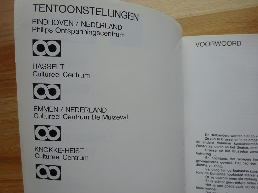 Kunst uit Brabant 1975 in Knokke, Hasselt, Emmen, Eindhoven, Enlèvement ou Envoi, Comme neuf, Peinture et dessin