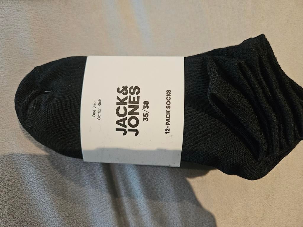 12 paires, noires, Jack et Jones, 35-38, Vêtements | Hommes, Chaussettes & Bas, Enlèvement ou Envoi, Noir