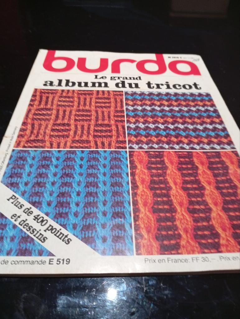 Burda le grand album du tricot, Enlèvement ou Envoi, Comme neuf, Tricot