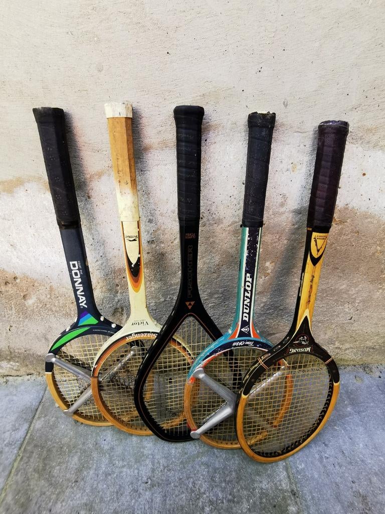 Tennisracketten - vintage - verschillende merken, Antiek en Kunst, Curiosa en Brocante, Ophalen