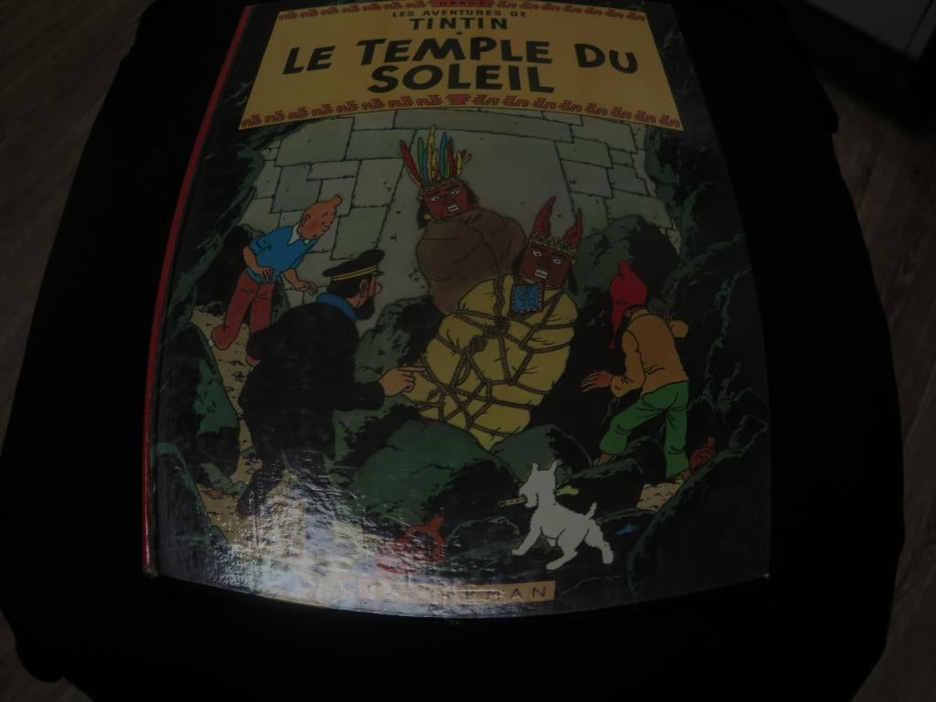 Tintin: Le temple du soleil. Casterman 1949, Gelezen, Eén stripboek, Ophalen of Verzenden, Hergé