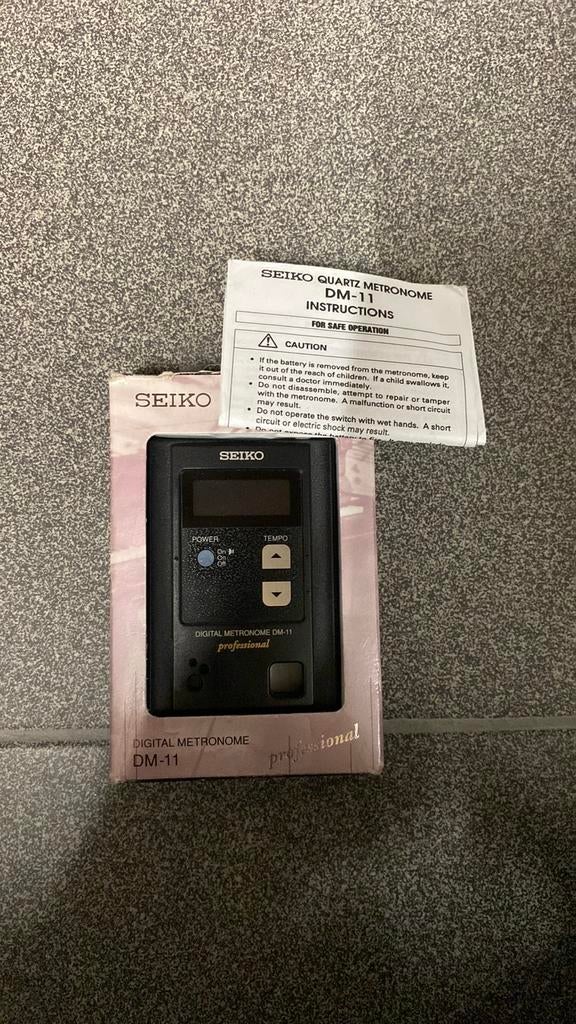 Seiko - metronoom, Audio, Tv en Foto, Walkmans, Discmans en Minidiscspelers, Ophalen of Verzenden